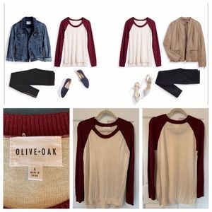 Olive + Oak Haynes Raglan Sleeve Pullover